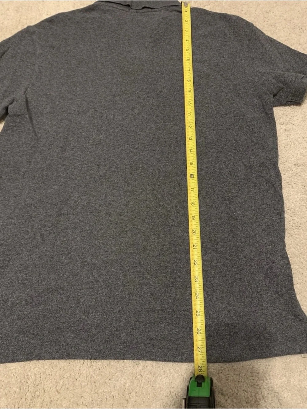 Polo Ralph Lauren Custom Slim Fit Polo Shirt Heather Grey Men’s Medium